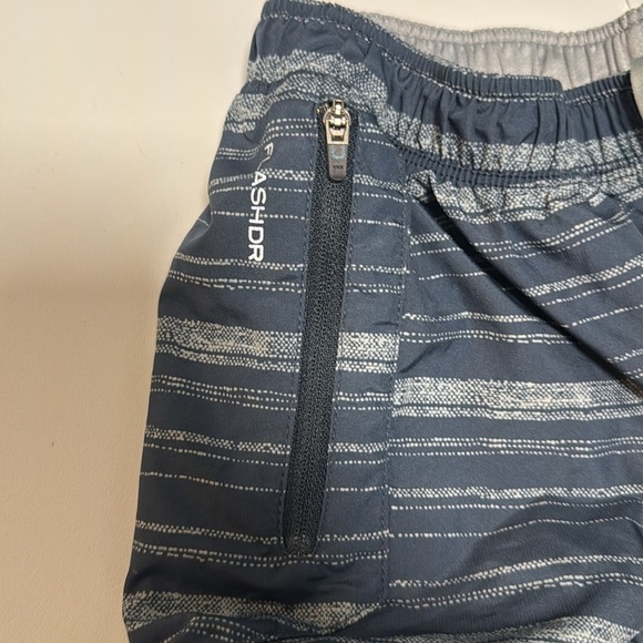 The North Face Navy Striped Shorts - Picture 3 of 6
